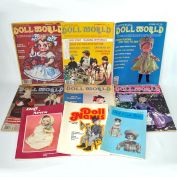 Doll World and Doll News Magazines 9 Issues 1970s