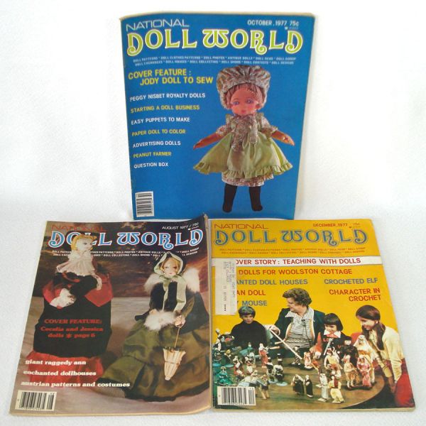 Doll World and Doll News Magazines 9 Issues 1970s #2