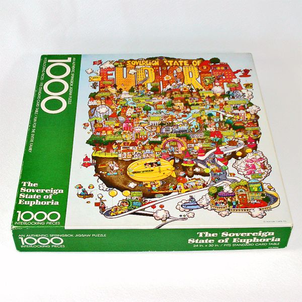 Sovereign State of Euphoria Springbok Puzzle Complete Bob Martin