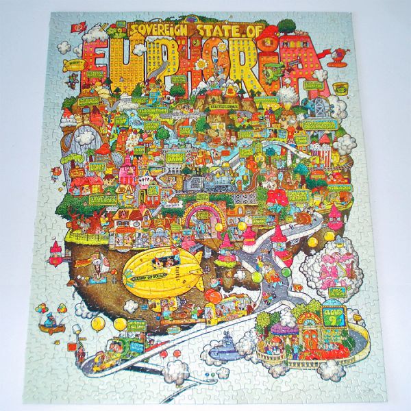 Sovereign State of Euphoria Springbok Puzzle Complete Bob Martin #2