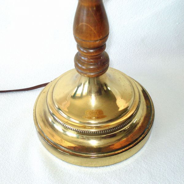 Fenton Cased Honey Amber Table Lamp #4
