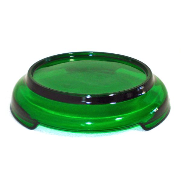 Anchor Hocking Forest Green Punch Bowl Base #2