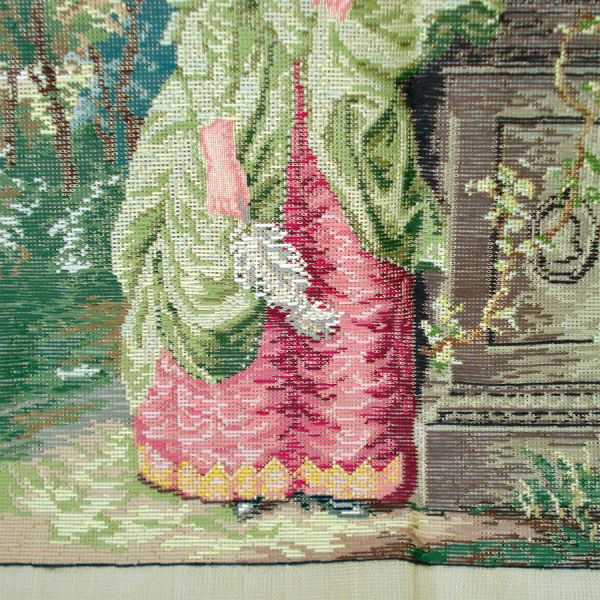 Elegant Lady Large Needlepoint Wall Tapestry Finished #3