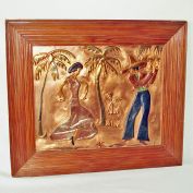 Flamenco Dancers Copper Wall Art Picture 1949