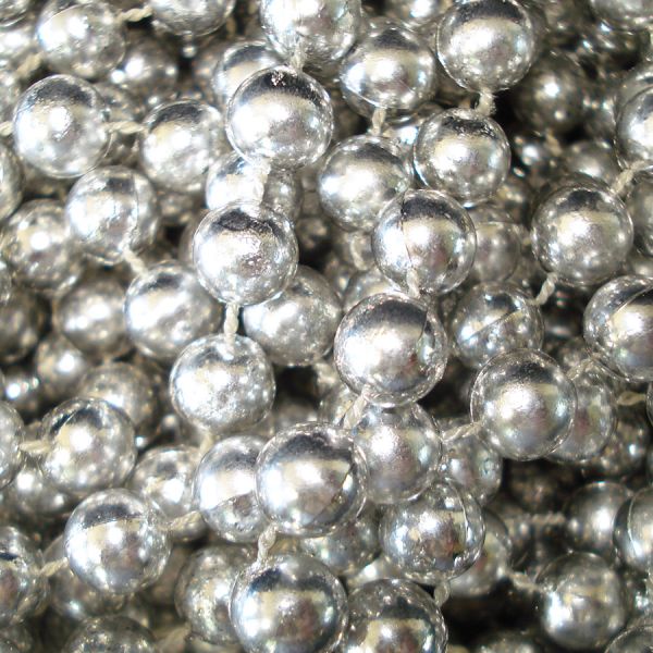 Fused Silver Bead Christmas Garland 584 Feet Plus Bonus Garland #2