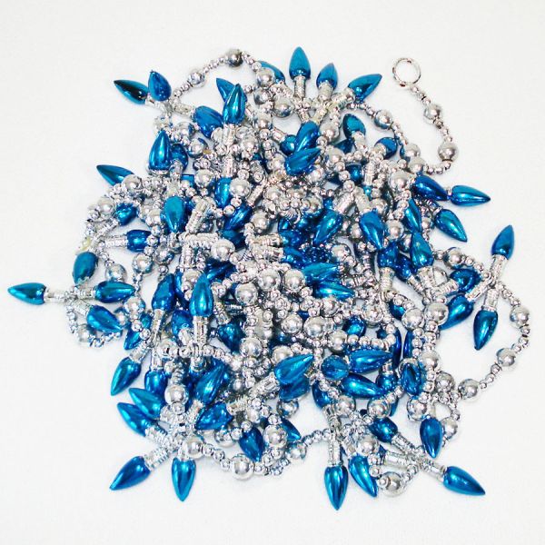 Fused Silver Bead Christmas Garland 584 Feet Plus Bonus Garland #3