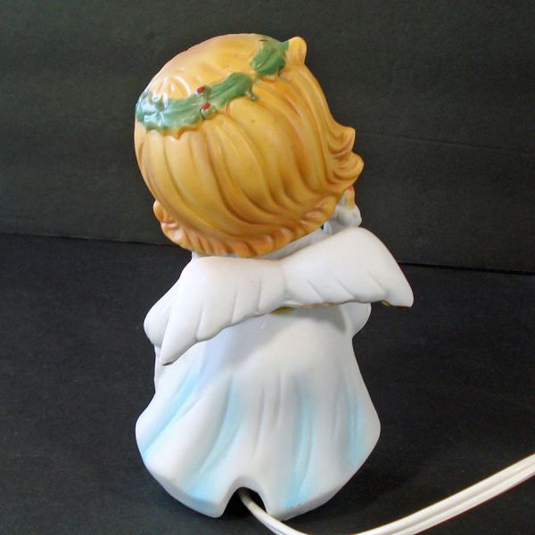 Guardian Angel Ceramic Christmas Night Light Lamp #2