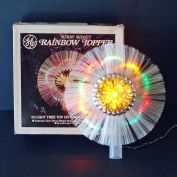 GE Merry Midget Rainbow Fiber Optic Christmas Tree Topper