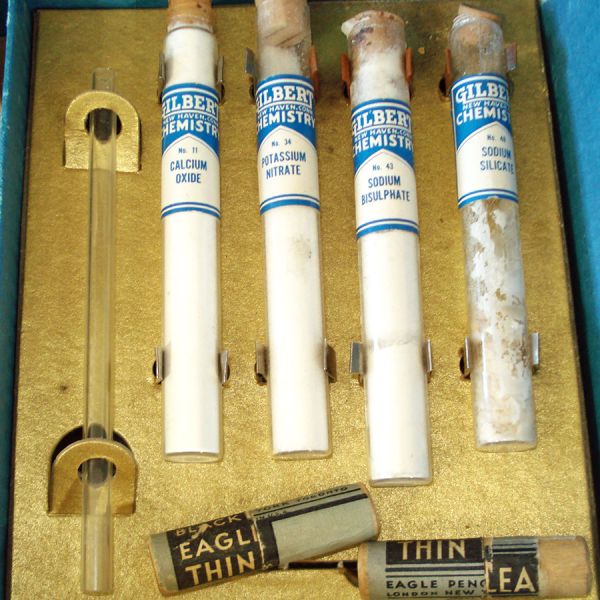 Gilbert 1936 Micro Chemistry Set With Microscope #6