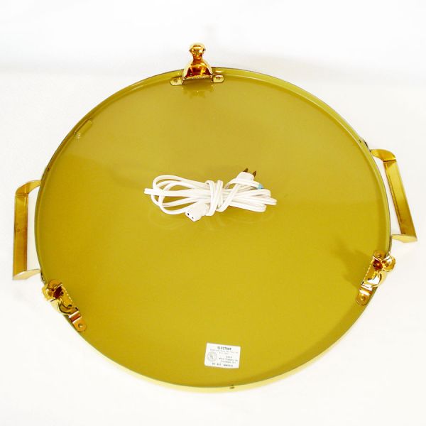 Guild Electric Harvest Gold 17 Inch Food Warmer Tray in Box #5