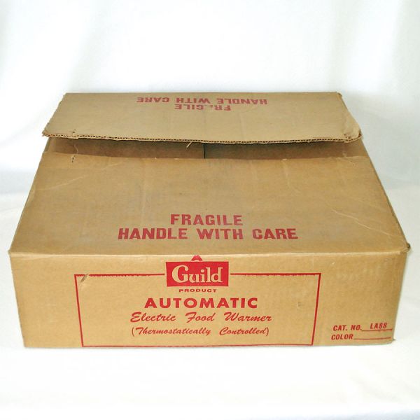 Guild Electric Harvest Gold 17 Inch Food Warmer Tray in Box #2