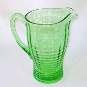 Green Glass 40 Ounce Pitcher Contemporary