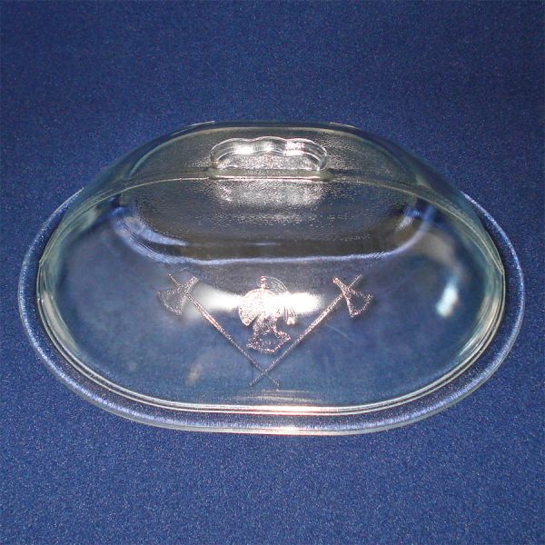 Glass Replacement Lid For Guardian Service Oval Roaster Pan