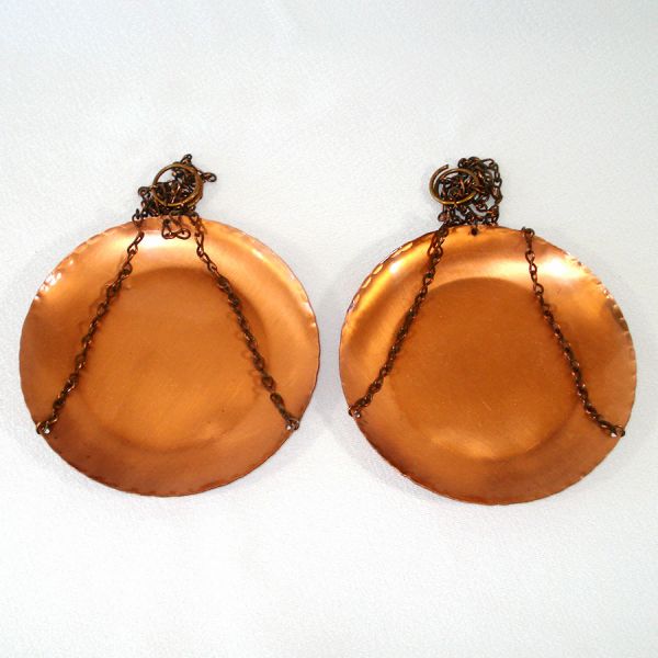 Gregorian Solid Copper Balance Scale Hanging Weight Plates #2