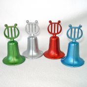 1940s Bruce Metal Bells With Lyres Christmas Ornaments
