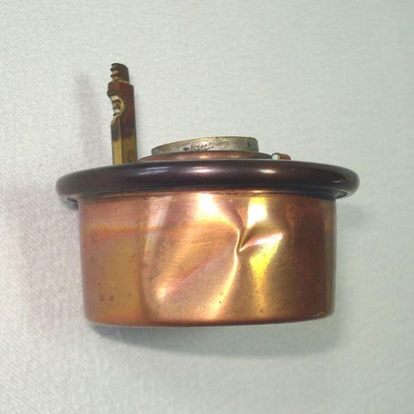 Antique German Jugendstil Copper Spirit Kettle #5