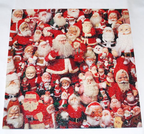 Ho Ho Ho Springbok Jigsaw Puzzle Vintage Santas Complete #2