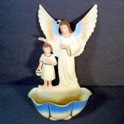 Guardian Angel and Child Vintage Hartland Holy Water Font