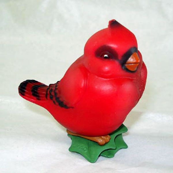 Hallmark 1988 Baby Redbird Clip on Christmas Ornament in Original Box #2