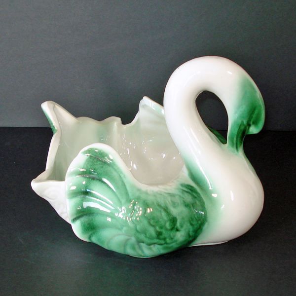 Hull Coronet Swan Planter Bowl #2