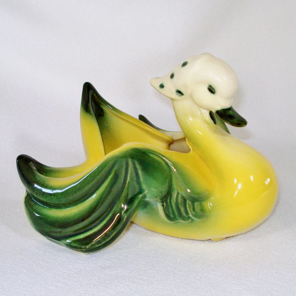 Hull Pottery 1950s Bandana Duck Planter