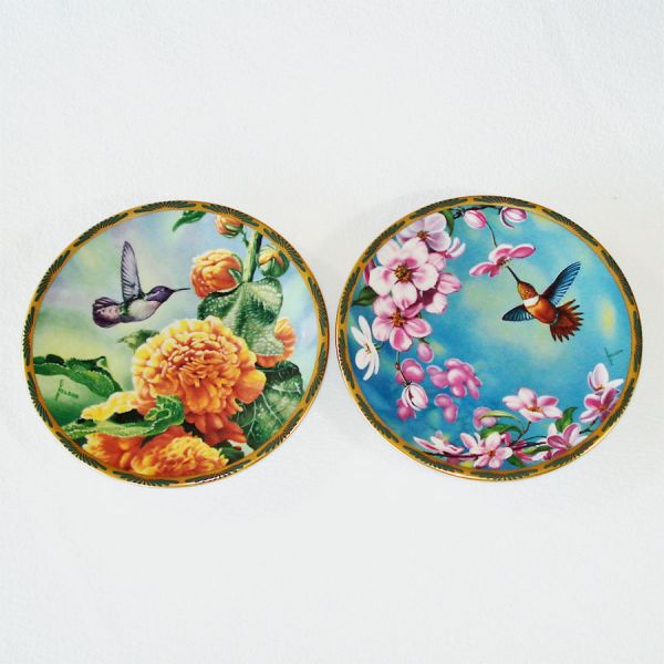 Pickard Hummingbirds Plates, Complete Set of 8 #2