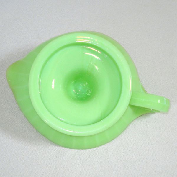 Jeannette Jadite Green Glass Juicer Reamer #4
