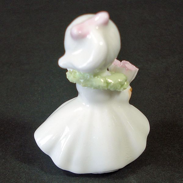 Napco Bone China Mini January Flower Girl Month Figurine #2