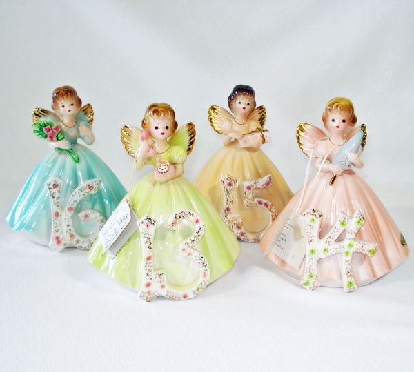 Josef Birthday Angels Figurines Complete Set 1 to 16 Years All Vintage #5