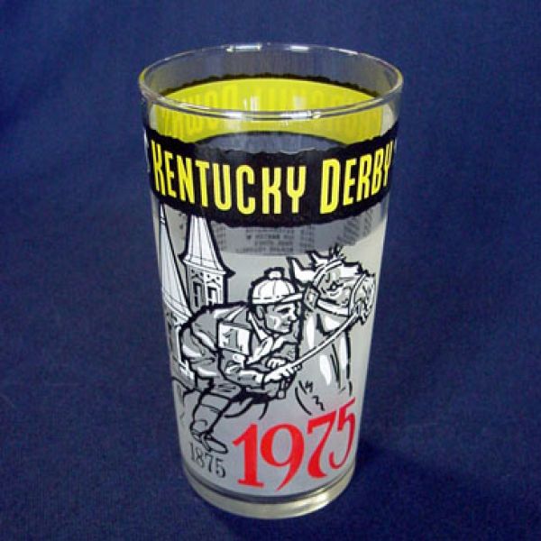 1975 Kentucky Derby Glass Mint