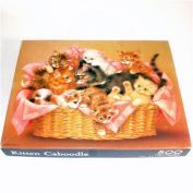 Kitten Caboodle Basket of Kittens Springbok Jigsaw Puzzle