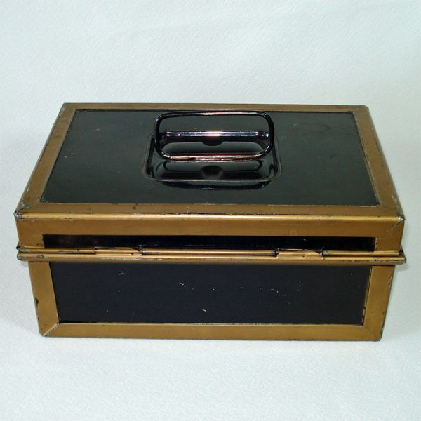1918 Kreamer Metal Lock Box For Spices #5