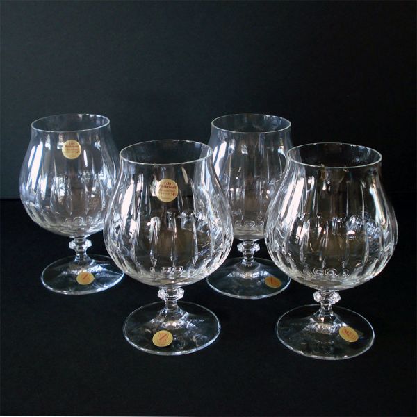 Schott Zwiesel 4 Tango Lead Crystal Brandy Glasses Mint