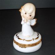 Lefton Angel Child Porcelain Trinket Box