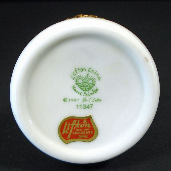 Lefton Angel Child Porcelain Trinket Box #4