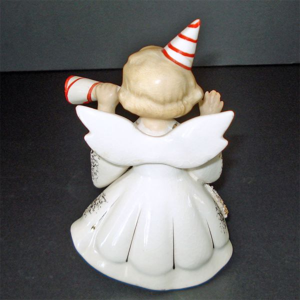 Lefton 1957 January Angel Figurine With Rhinestones #3