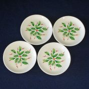 Lenox China Holiday Christmas Coasters Set of 4