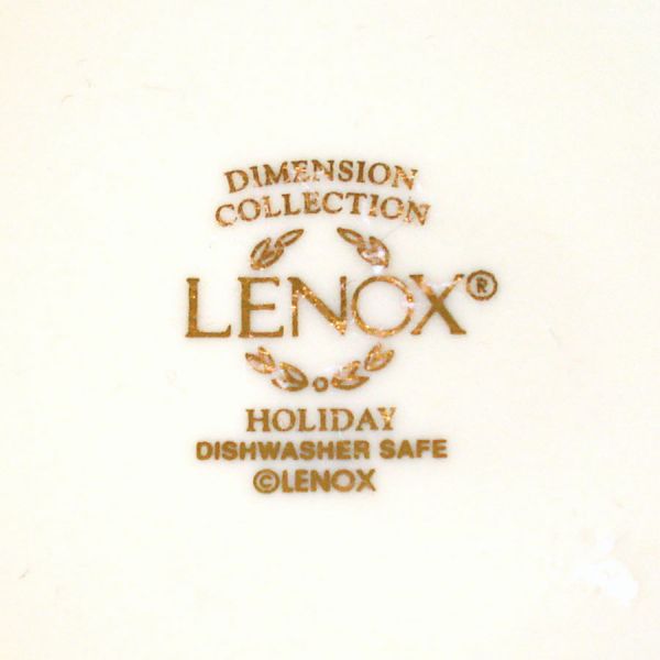 Lenox China Holiday Christmas Coasters Set of 4 #3