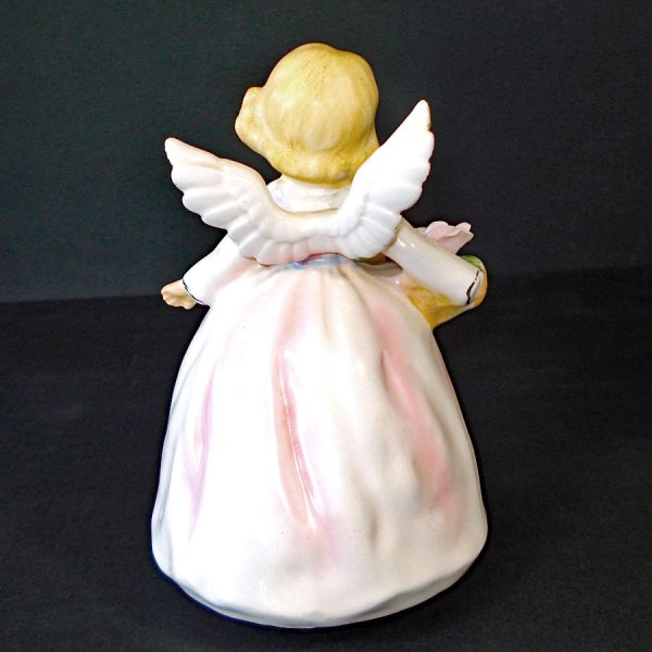 Lefton Rotating Birthday Angel Music Box Figurine #3