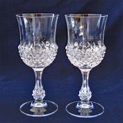 Cristal D'Arques Longchamp Water Goblets Pair