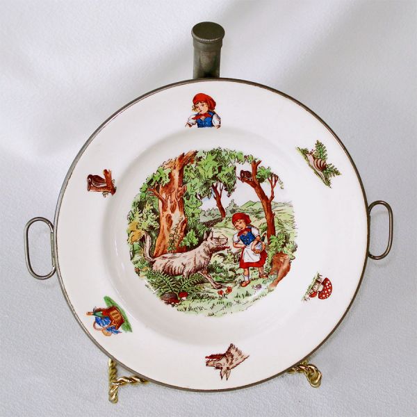 Little Red Riding Hood Child's Feeding Warming Dish