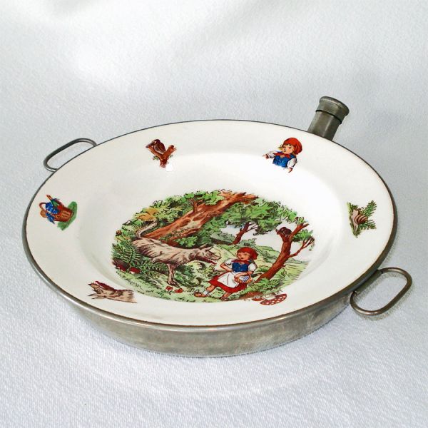 Little Red Riding Hood Child's Feeding Warming Dish #2