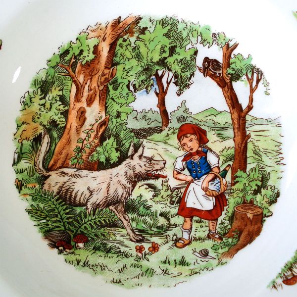 Little Red Riding Hood Child's Feeding Warming Dish #3