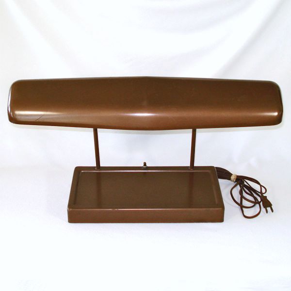 Brown Steel Mid Century Industrial Style Desk Lamp #6