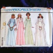 McCall's 1976 Bride Bridesmaid Wedding Dress Pattern Size 14 Uncut