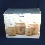 International Marmalade Country Geese Canister Set in Original Box