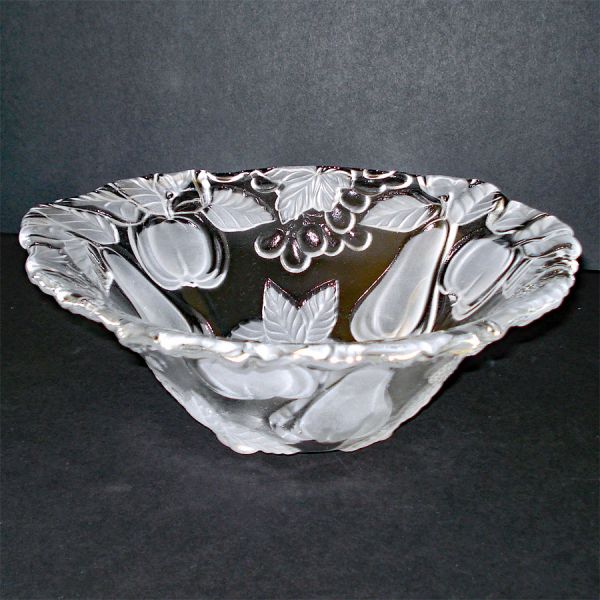 Mikasa Garden Harvest Glass Platter and 2 Bowls #4