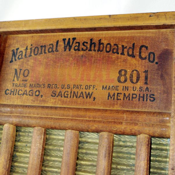 National Brass King Washboard Number 801 #3