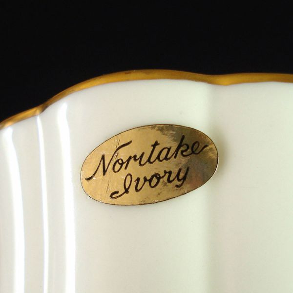 Noritake Ivory Gold Trim Creamer and Sugar Set #3