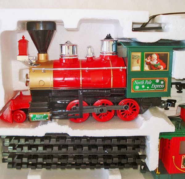 North Pole Express Christmas Train Set Mint #5